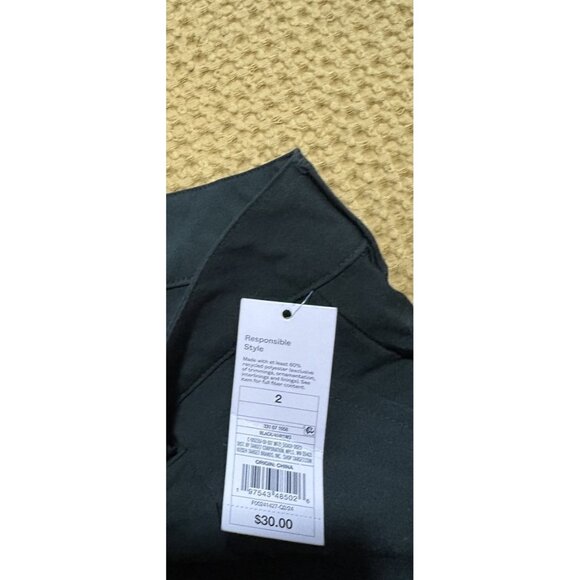 Wild Fable Trouser Womens Size 2 High Rise Wide Leg Relaxed Fit Black - Picture 5 of 9